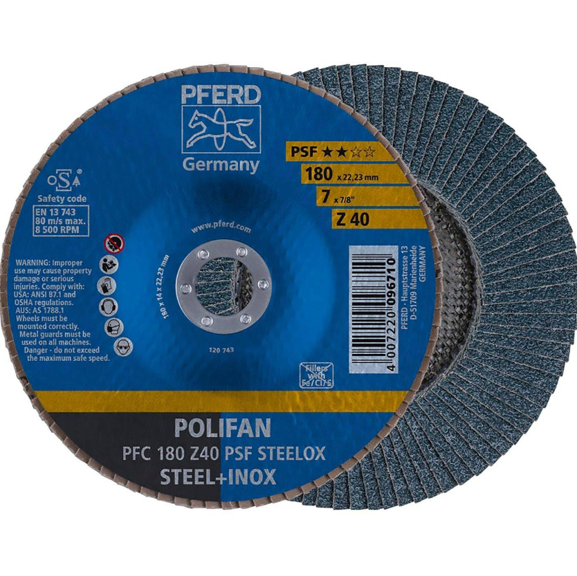 DISCO POLIFAN PFERD DE 7 PLG 177.8MMX22.23MM Z40 ZIRKON