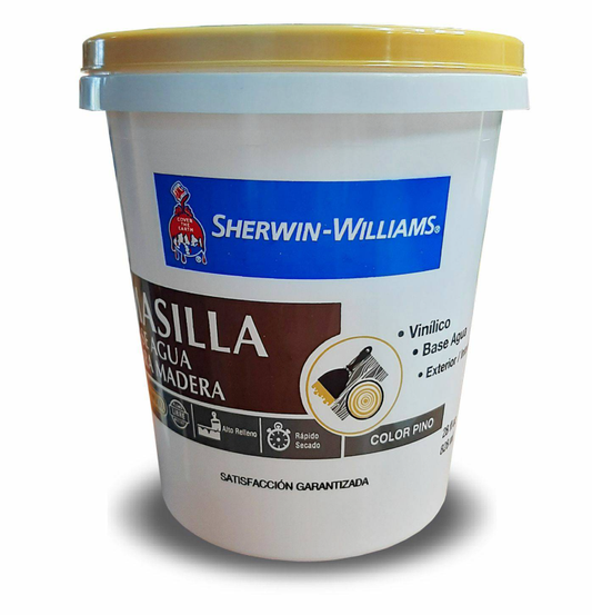 MASILLA BASE AGUA PARA MADERA PINO SHERWIN WILLIAMS 28ONZ