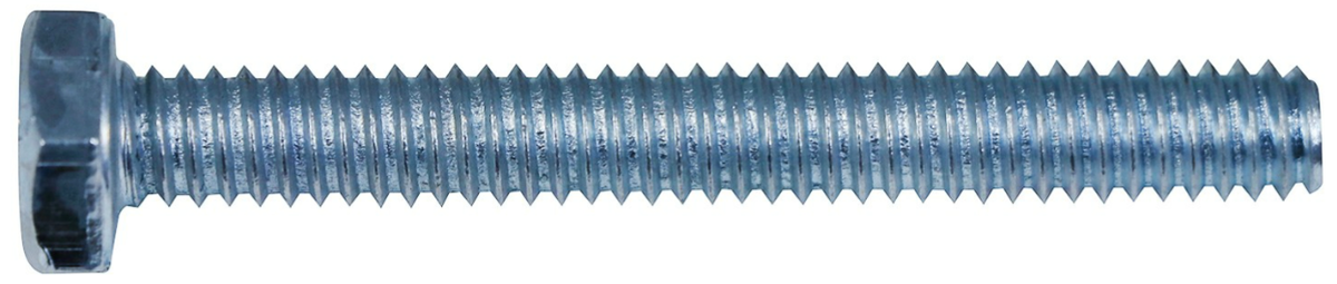 PERNO HEXAGONAL GALVANIZADO SIN TUERCA  1/4X2 PLG