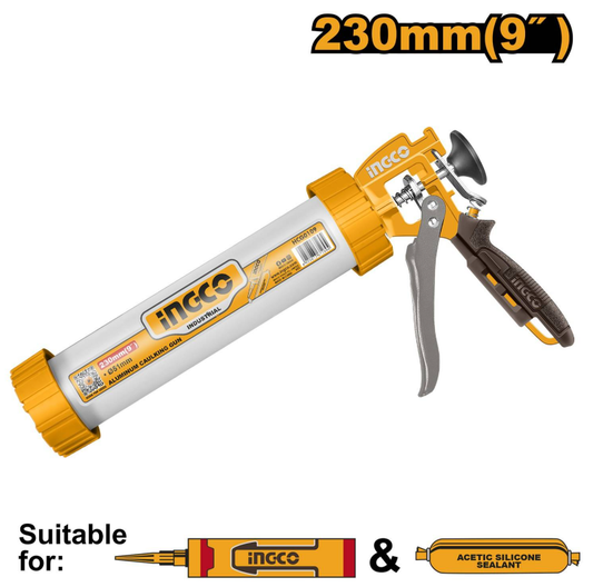 PISTOLA PARA SILICON INDUSTRIAL235MM INGCO HCG0109 631396