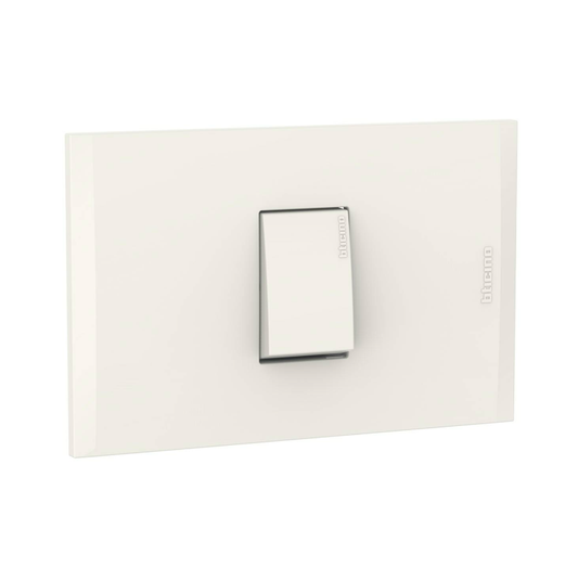 PLACA INCORP BTICINO 1 SWICH MARFIL AF2100EM