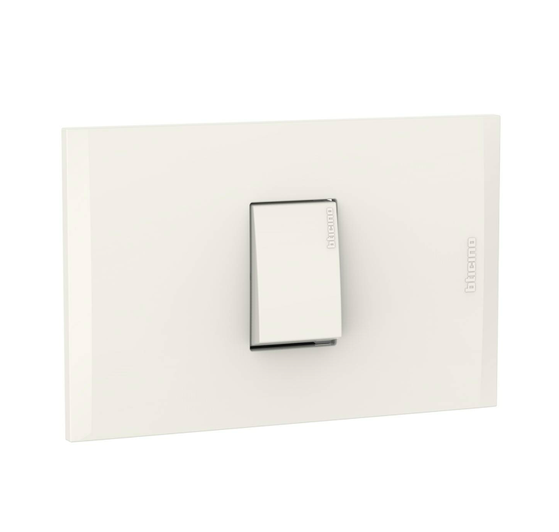 PLACA INCORP BTICINO 1 SWICH MARFIL AF2101EM