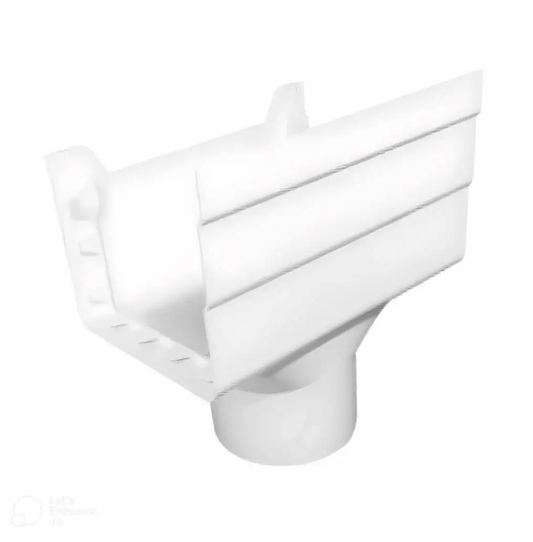 UNION BAJANTE MAXICANAL PVC DE 4PLG BLANCO PARA CANAL COLONIAL