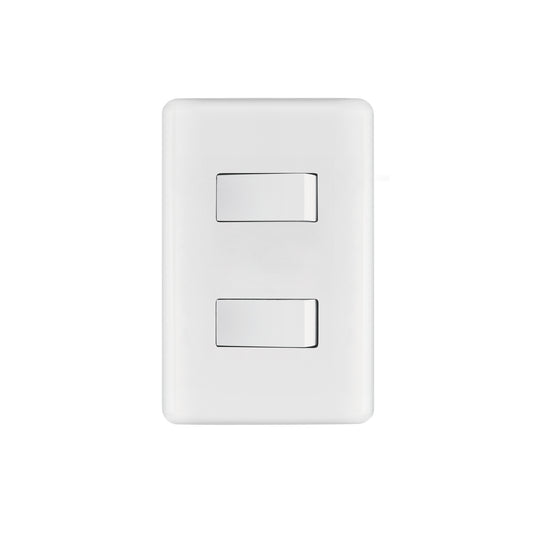 PLACA ELECTRICA CON INTERRUPTOR SENCILLO E INTERRUPTOR DE 3 VIAS VOLTECK 25085