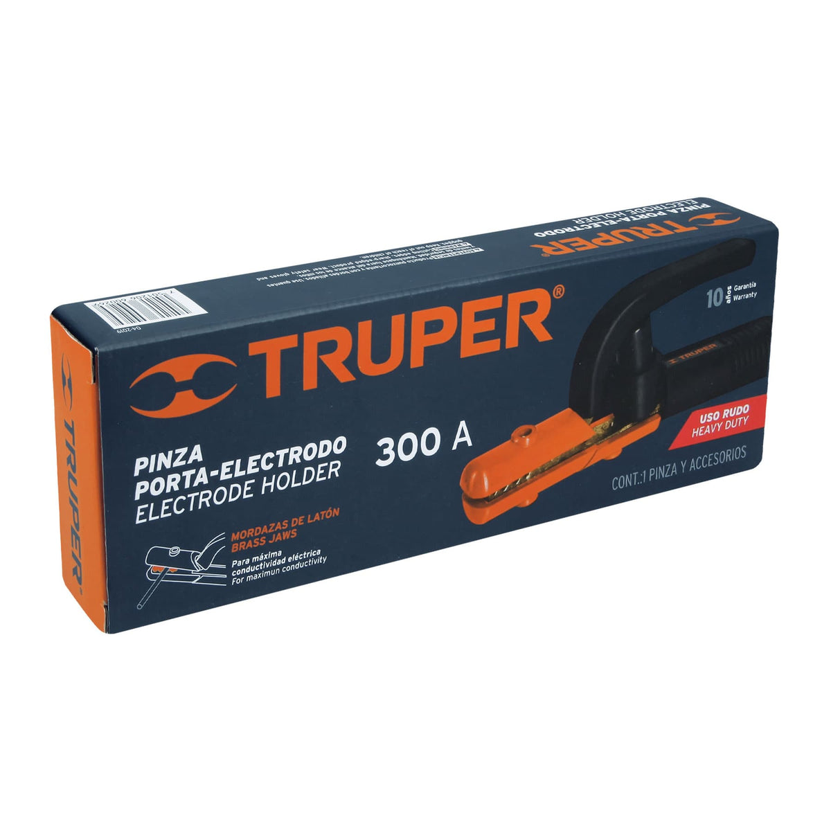 PINZA PORTA ELECTRODO DE 300 A TRUPER 14232