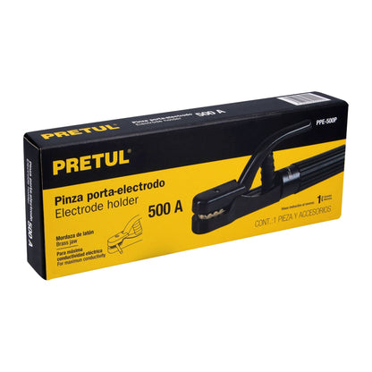 PINZA PORTA ELECTRODO DE 500 A PRETUL 24233