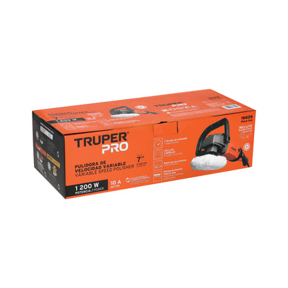 PULIDORA PROFESIONAL DE 1200W 7PLS TRUPER16626