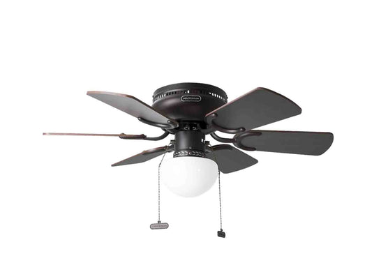 VENTILADOR DE TECHO 1L 6A 30P 65W LATON ANTIGUO MASTERFAN PETITE