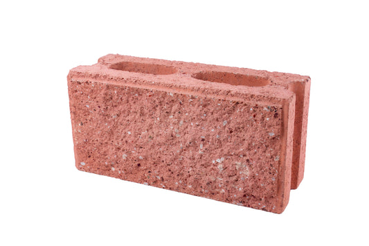 BLOQUE PREFASA FACHADA ROJO DE 15X20X40