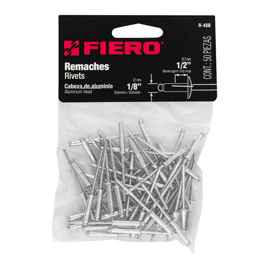 REMACHES DE  1/8X1/2 PLG FIERO 44523 BOLSA