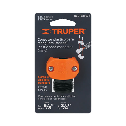 CONECTOR MACHO P/MANGUERA TRUPER 12716