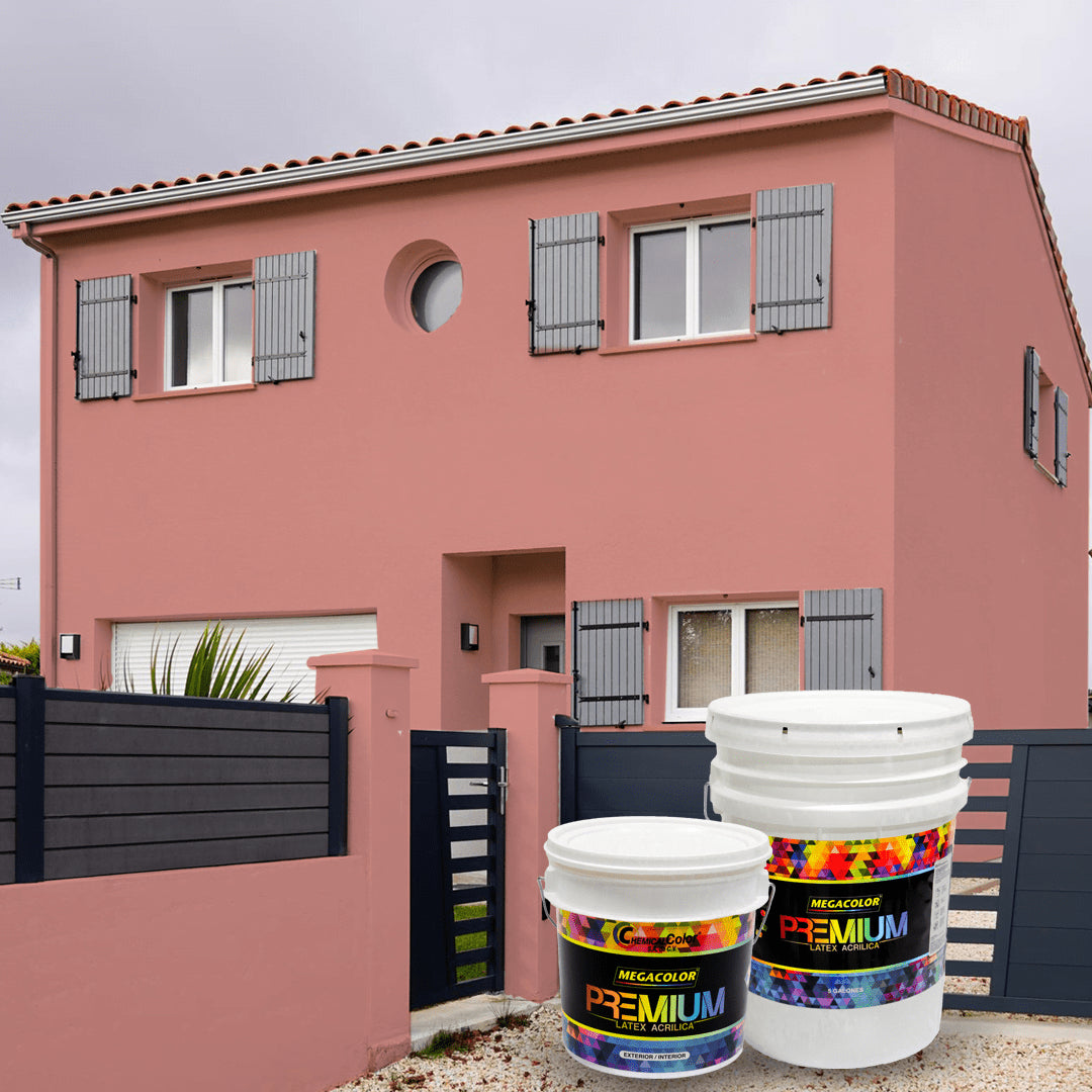 PINTURA MEGACOLOR LATEX PREMIUM ROSA FRESCA