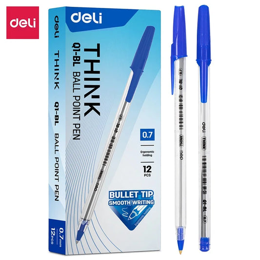 BOLIGRAFO AZUL 0.7MM DELI UNIDAD