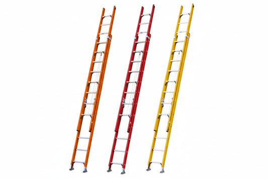 ESCALERA DE EXTENSION INDUSTRIAL FIBRA DE VIDRIO VARIEDAD DE COLORES