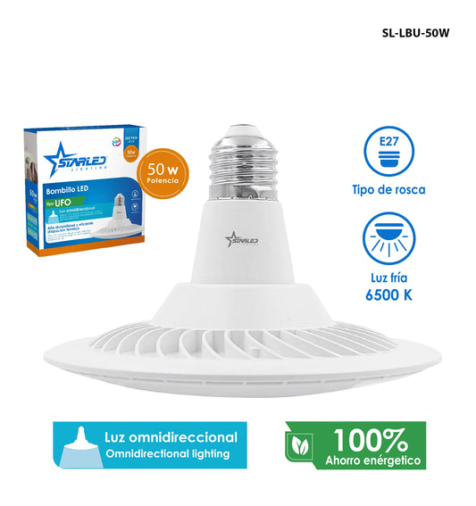 LAMPARA LED TIPO UFO 50W STARLED SL-LBU-50W