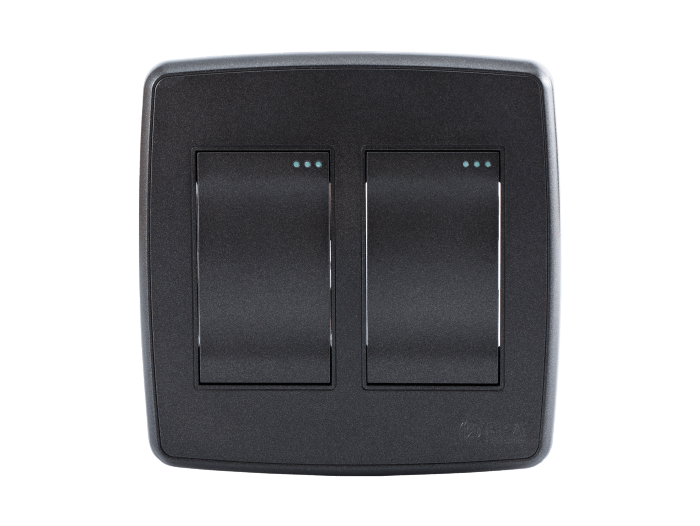 INTERRUPTOR DOBLE NEGRO 250V 10A BPA ELECTRIC SWT010NG