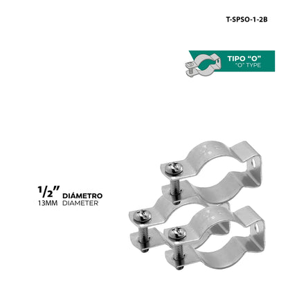 UNIDAD ABRAZADERA CONDUIT TIPO O 1/2PLG TRIC T-SPSO-1-2B