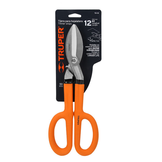 TIJERA PARA CORTE METAL DE 12 PLG TRUPER 18502