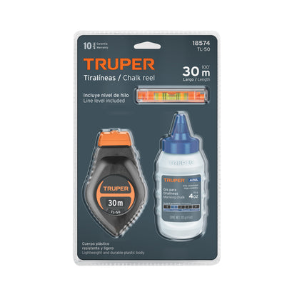 SET TIRALINEA DE 30M TRUPER 18574
