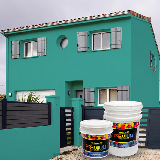 PINTURA MEGACOLOR LATEX PREMIUM TURQUESA