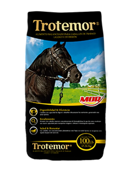 TROTEMOR PARA CABALLOS PALETIZADO MOR BOLSA