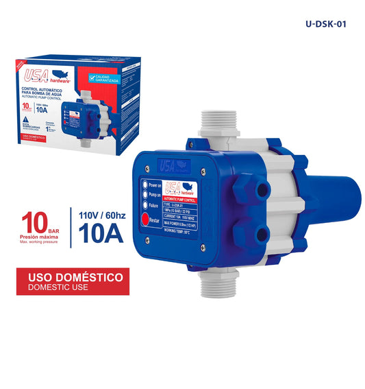 CONTROL AUTOMATICO PARA BOMBA CONEXION 1NPT USA U-DSK-01