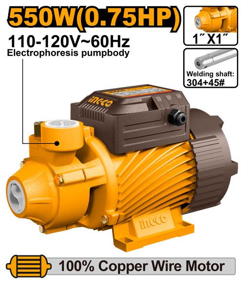 BOMBA PERIFERICA HIERRO 0.75HP INGCO UVPM55068
