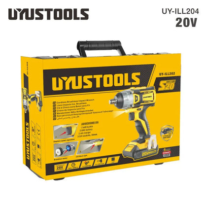 PISTOLA DE IMPACTO DE 1/2 PLG 300NM 20V UYUSTOOLS UY-ILL204