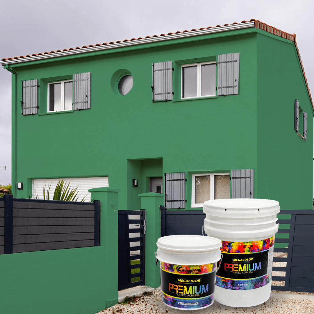 PINTURA MEGACOLOR LATEX PREMIUM VERDE BOSQUE