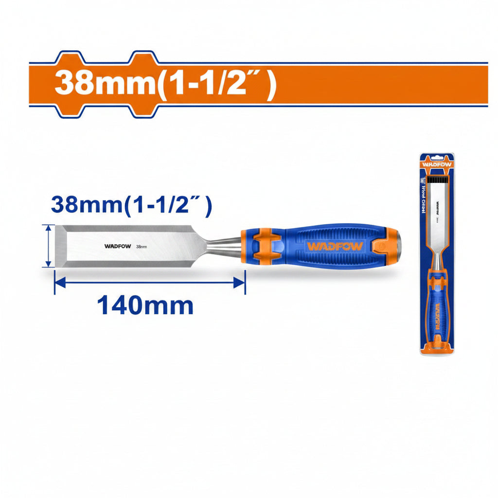FORMON CARPINTERO 38.1MM 1 1/2PLG X 140MM MANGO PLASTICO WADFOW WWC1238 796000