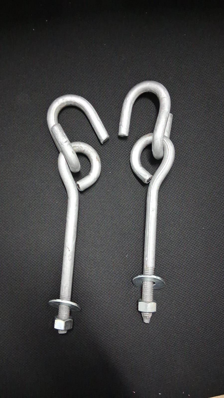 PERNO ARGOLLA CON GANCHO 1/2X8 PAR