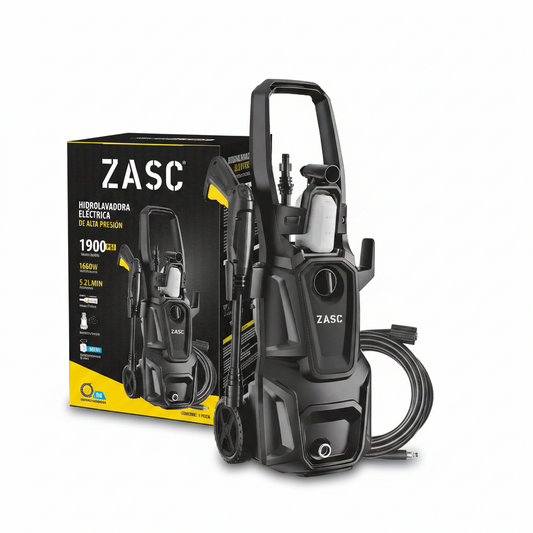 HIDROLAVADORA ELECTRICA DE ALTA PRESION 1900PSI ZASC Z-EHPW1900