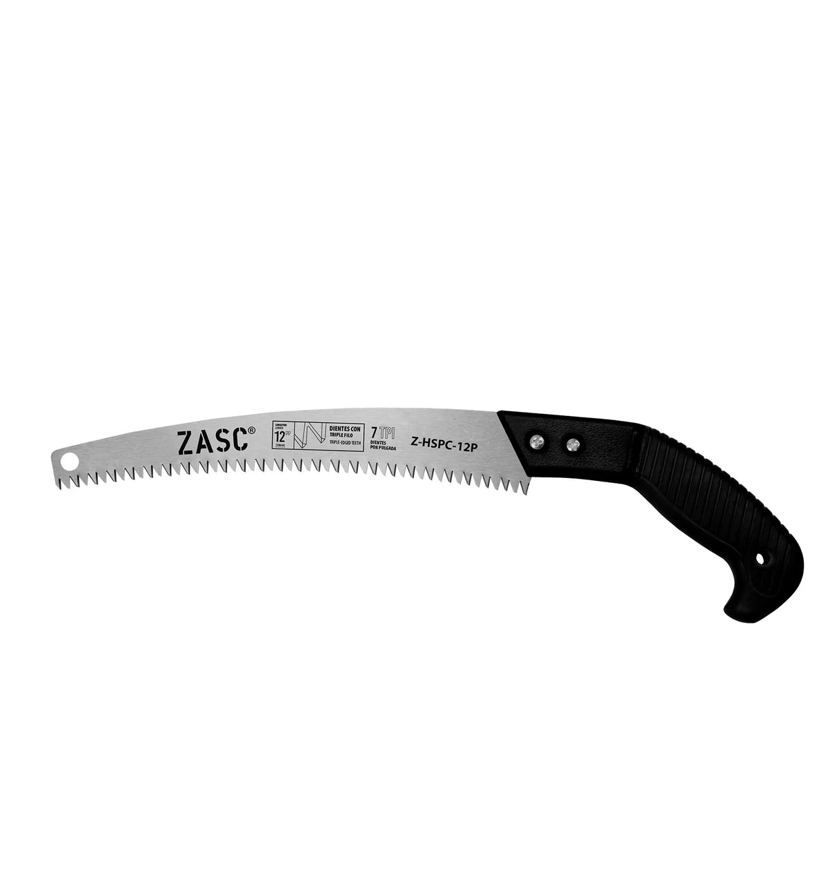SERRUCHO CURVO PARA PODA 12PLG C/MANGO DE PLASTICO ZASC Z-HSPC-12P