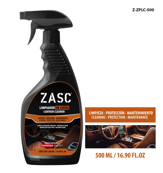 LIMPIADOR DE CUERO 500ML ZASC Z-ZPLC-500