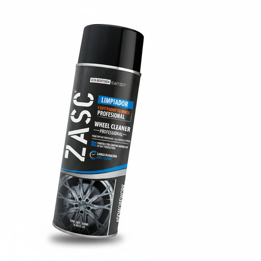 LIMPIADOR Y LUSTRADOR DE RINES 500ML ZASC Z-ZPWC-500