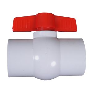 VALVULA DE BOLA PVC LISA 2 1/2PLG AQUAFINA A-BVPVC-21-2