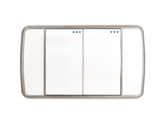 INTERRUPTOR DOBLE BLANCO 250V 10A BPA ELECTRIC SWT0012BL
