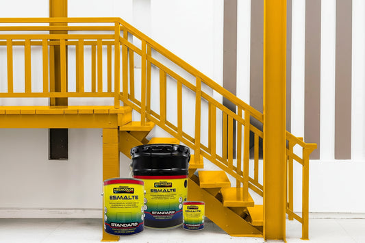 CUBETA MEGACOLOR ESMALTE STANDARD AMARILLO CANARIO 0404326-05