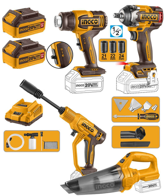 HERRAMIENTAS INALAMBRICAS 20 V 4.0 Ah  INGCO UCOSLI250208  785122