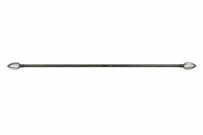 CORTINERO NEGRO Y BLANCOEXTENSIBLE 160–300 CM (3.0 M) MODELO FB19027