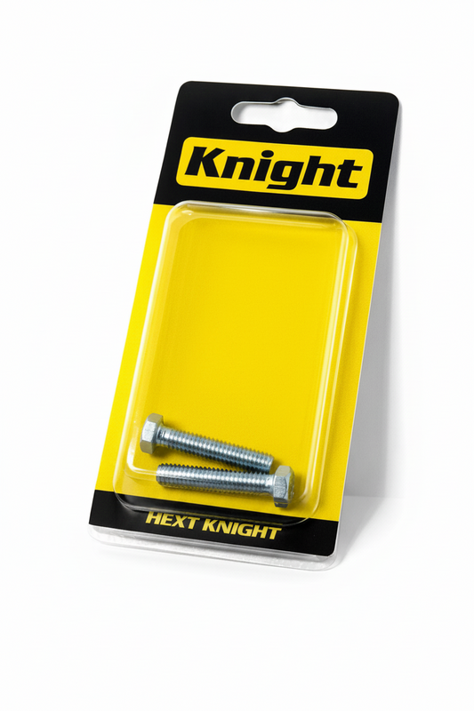 SET DE 2 PERNOS HEXAGONAL GALVANIZADOS M10X40MM KNIGHT