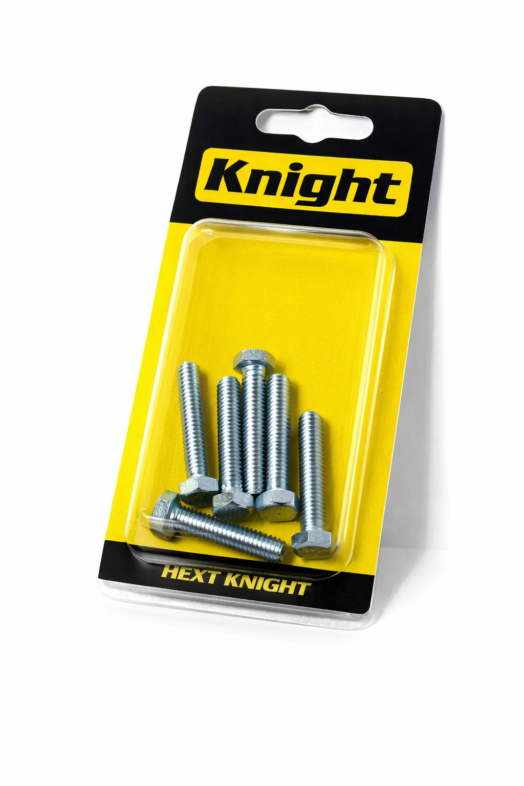 SET DE 5 PERNOS HEXAGONAL GALVANIZADOS M6X40MM  KNIGHT