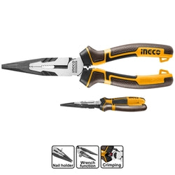 TENAZA PINZA 15.24CM 6 PLG PUNTA LARGA INGCO HHLNP28160