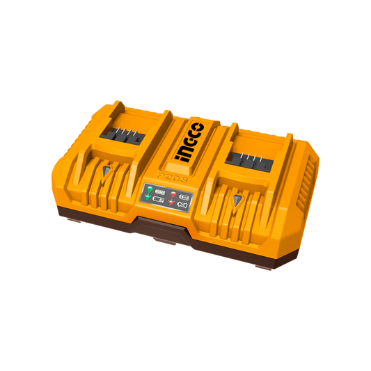CARGADOR BATERIA 20V 4.0AH 2PORTAS INGCO UFCLI2082