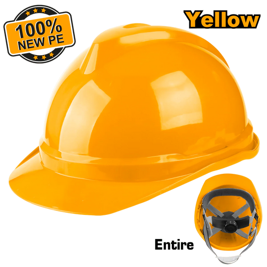 CASCO DE SEGURIDAD AMARILLO C/RATCHET 8 PUNTOS INGCO HSH411