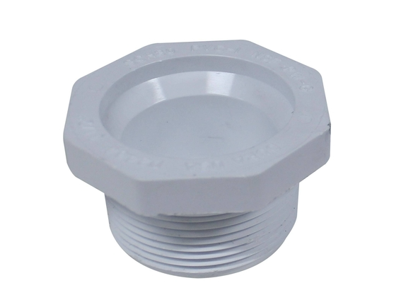 TAPON PVC PRESION MACHO CON ROSCA DE 1 1/2 PLG