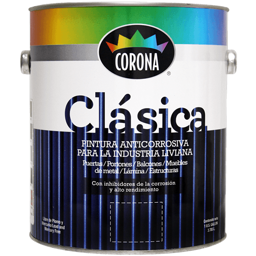 GALON PINTURA ANTICORROSIVO CORONA CLASICA