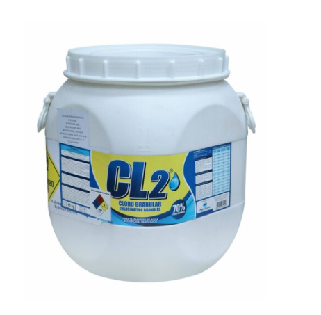 HIPOCLORITO CL2 45KG 70% CUBETA UNIDAD