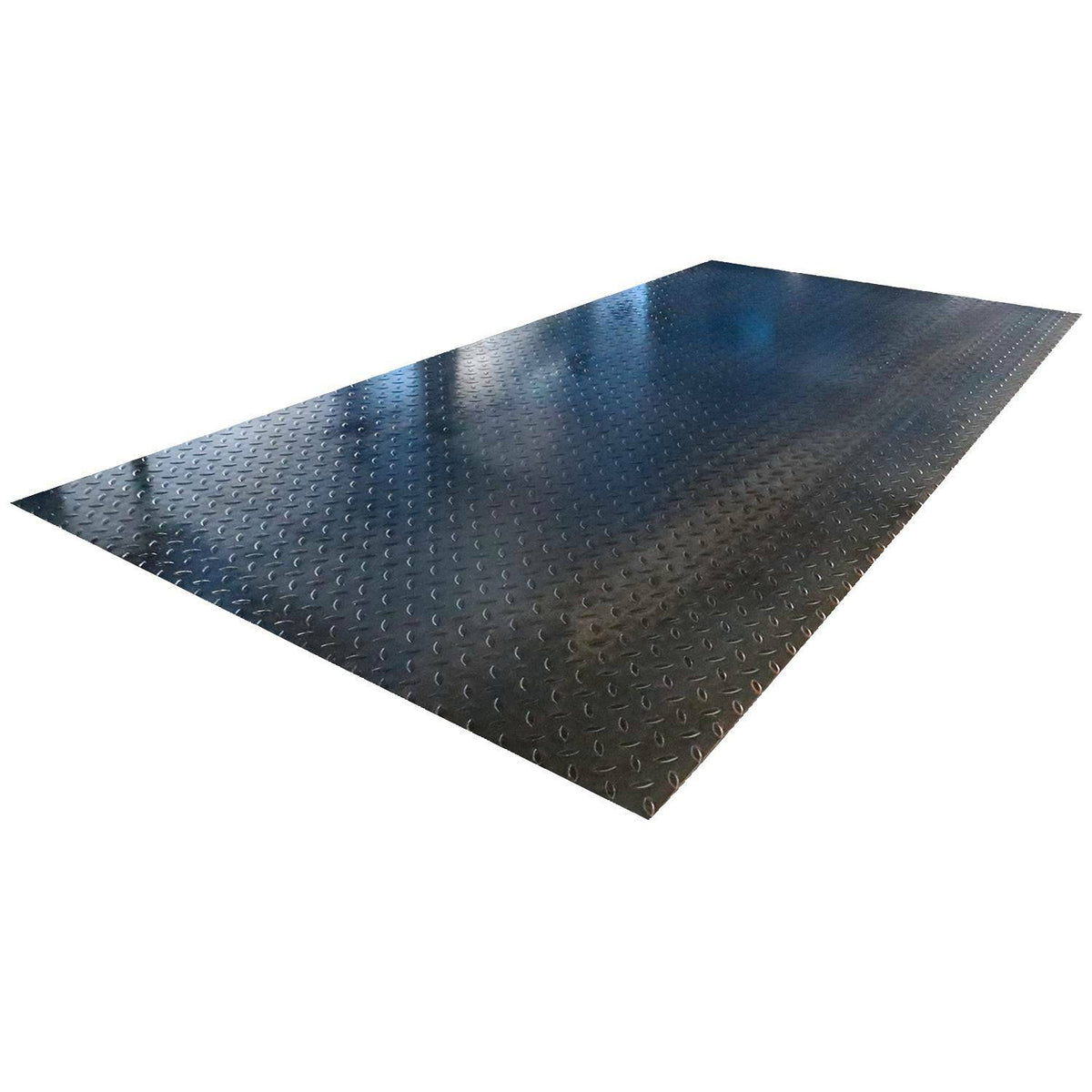 LAMINA DE HIERRO LAGRIMADA NEGRA 3/32 PLG 2X1 METRO