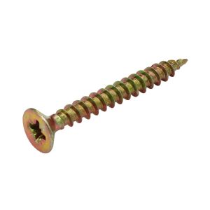 TORNILLO AVELLANADO DORADO 10 X 1 1/2 PLG